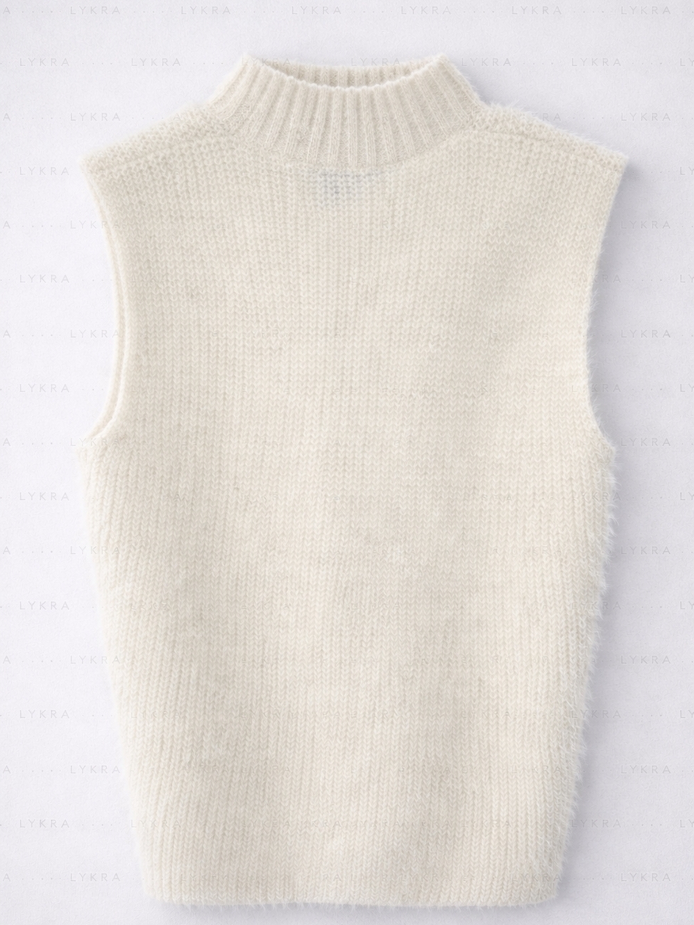 Old Navy Cream Sleeveless Turtleneck Sweater Vest | Cozy Soft Knit XS
